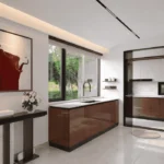 Tủ bếp inox cánh kính ICK007 - Thumbnail