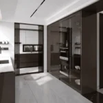 Tủ bếp inox cánh kính ICK007 - Thumbnail