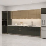 Tủ bếp inox cánh kính ICK003 - Thumbnail